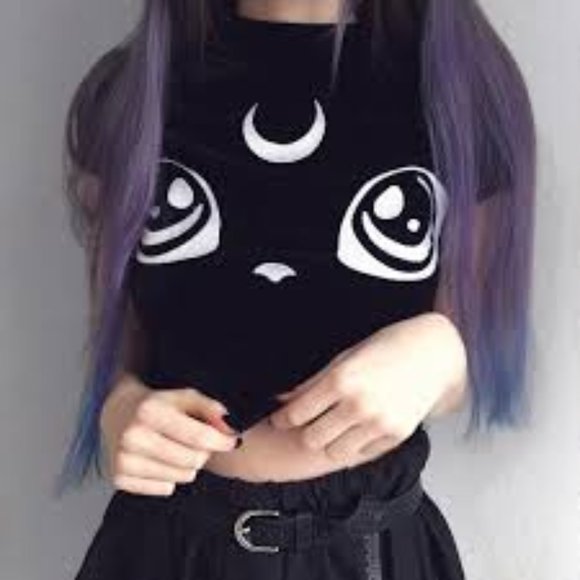 Killstar Tops - BNWT Killstar Meowgical Crop Top